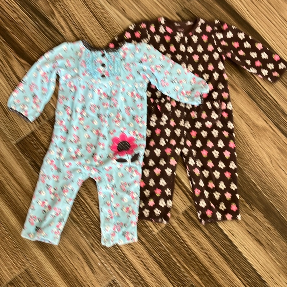 Bundle of 2 Baby Girl Jumpsuits by Carter’s